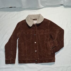 Wonder Nation Brown Sherpa-Lined Jean Jacket